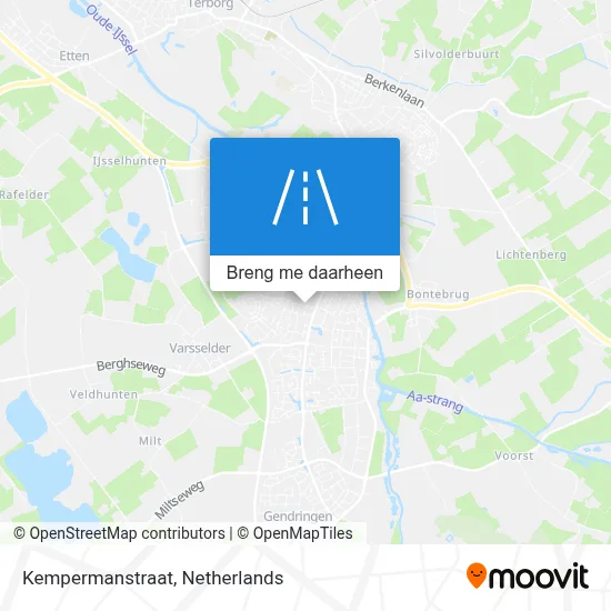 Kempermanstraat kaart