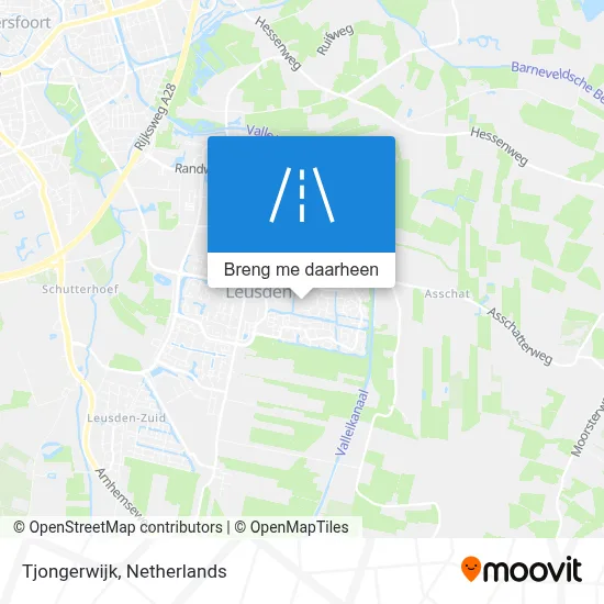 Tjongerwijk kaart