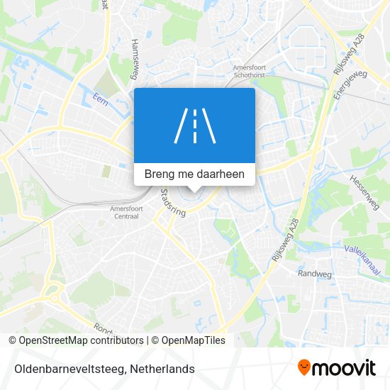 Oldenbarneveltsteeg kaart