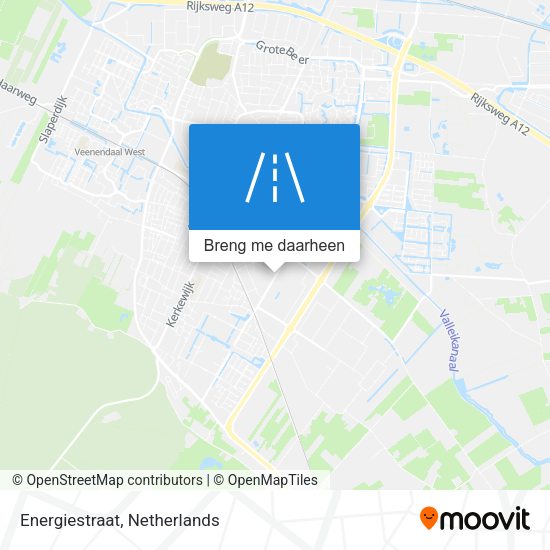 Energiestraat kaart