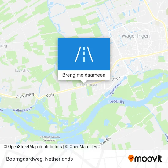 Boomgaardweg kaart