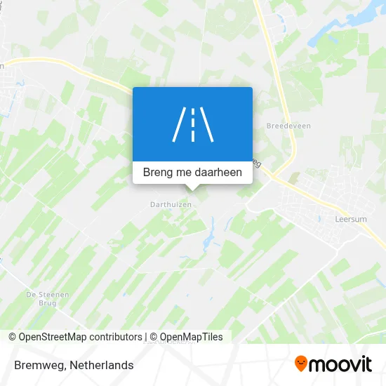 Bremweg kaart