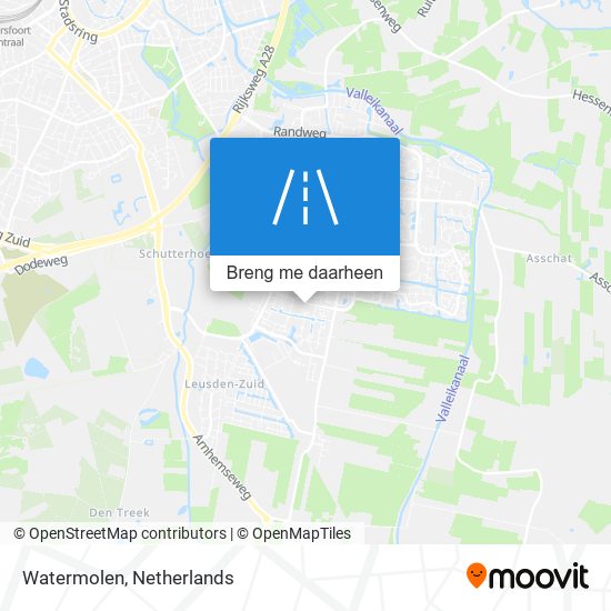 Watermolen kaart