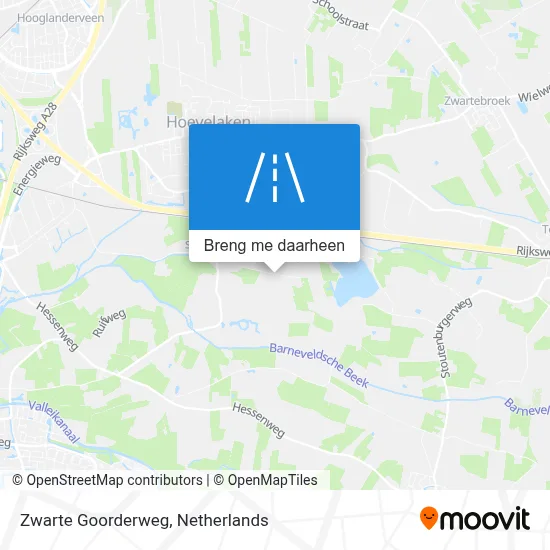 Zwarte Goorderweg kaart