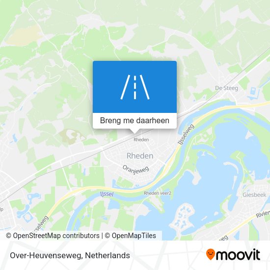 Over-Heuvenseweg kaart