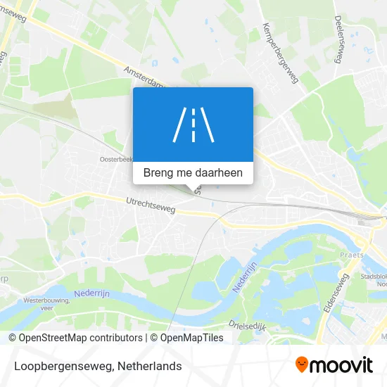 Loopbergenseweg kaart