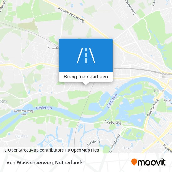 Van Wassenaerweg kaart