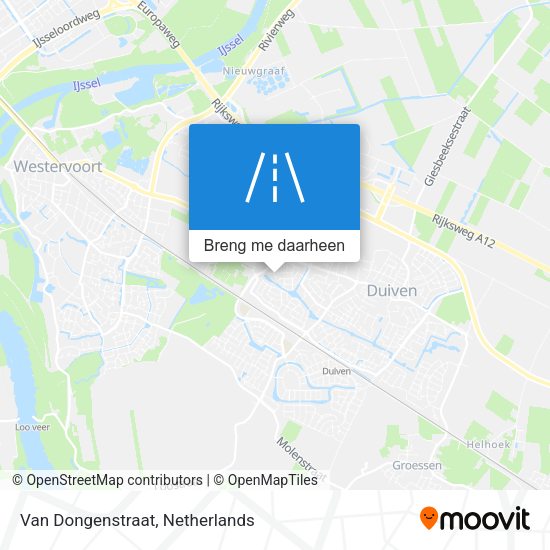 Van Dongenstraat kaart