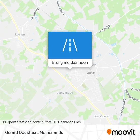 Gerard Doustraat kaart
