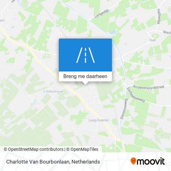 Charlotte Van Bourbonlaan kaart