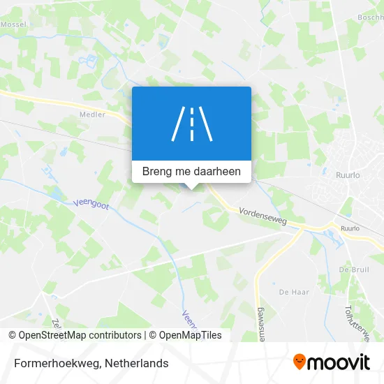 Formerhoekweg kaart
