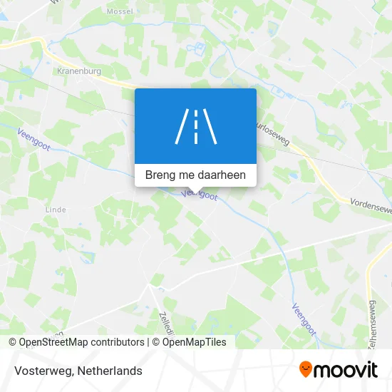 Vosterweg kaart