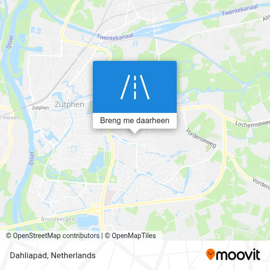 Dahliapad kaart
