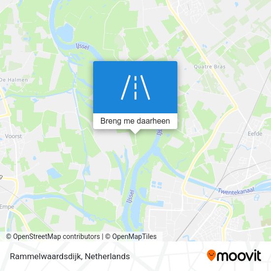 Rammelwaardsdijk kaart