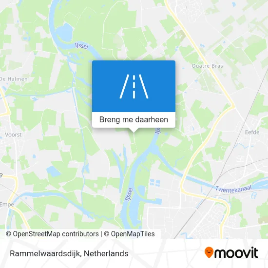 Rammelwaardsdijk kaart