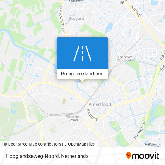 Hooglandseweg-Noord kaart