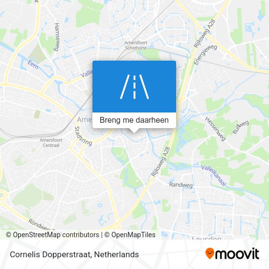 Cornelis Dopperstraat kaart