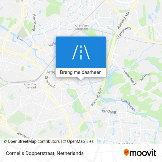 Cornelis Dopperstraat kaart