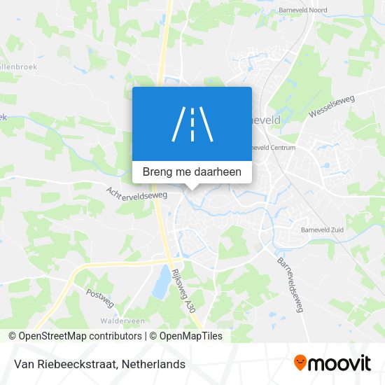 Van Riebeeckstraat kaart