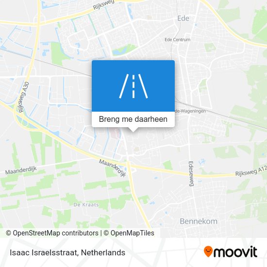 Isaac Israelsstraat kaart