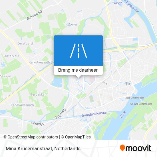 Mina Krüsemanstraat kaart
