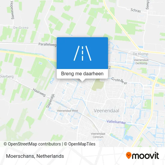Moerschans kaart