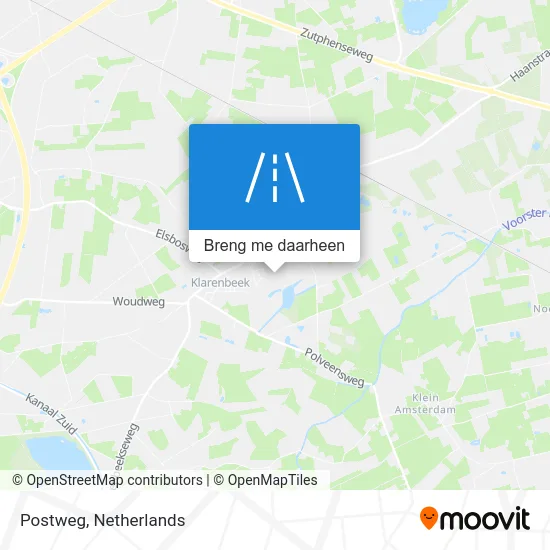 Postweg kaart