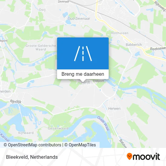 Bleekveld kaart