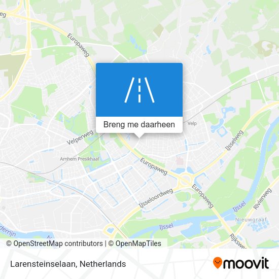 Larensteinselaan kaart