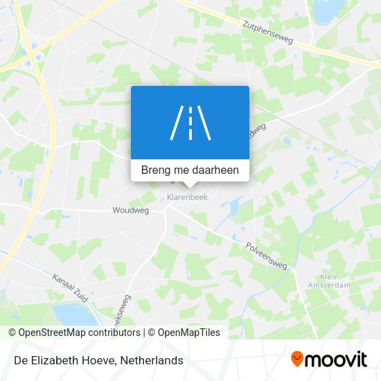 De Elizabeth Hoeve kaart