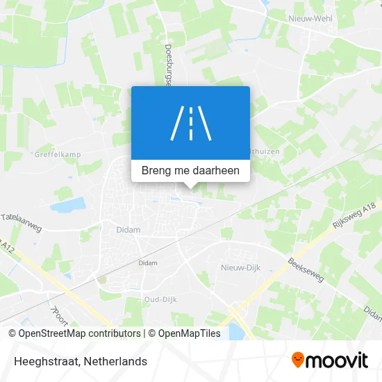 Heeghstraat kaart