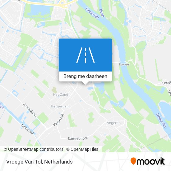 Vroege Van Tol kaart