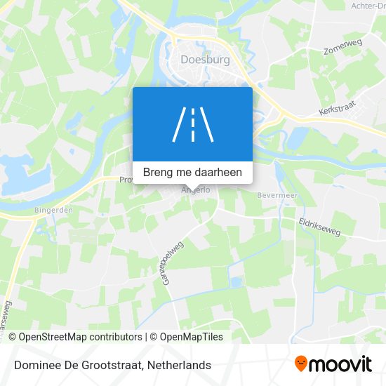 Dominee De Grootstraat kaart