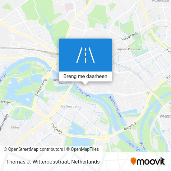 Thomas J. Witteroosstraat kaart