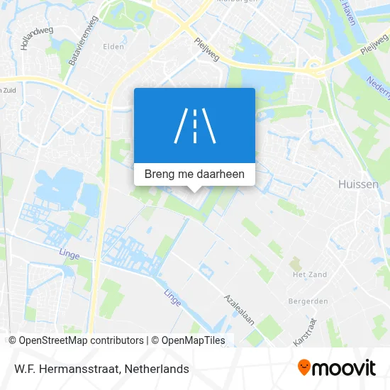 W.F. Hermansstraat kaart