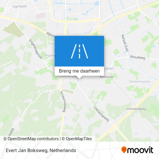 Evert Jan Boksweg kaart