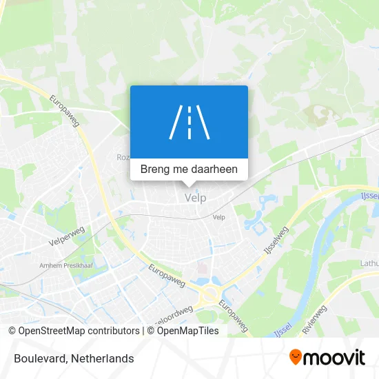 Boulevard kaart