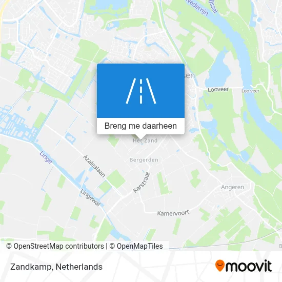 Zandkamp kaart