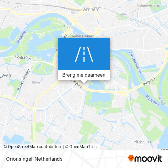 Orionsingel kaart