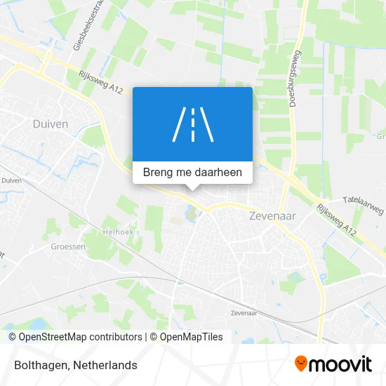 Bolthagen kaart