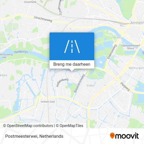 Postmeesterwei kaart