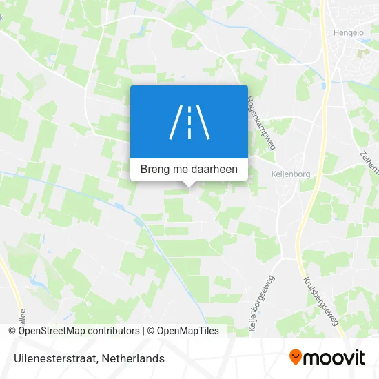 Uilenesterstraat kaart