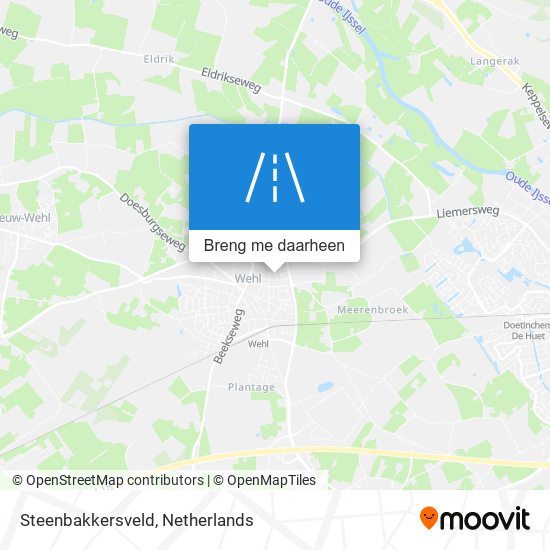 Steenbakkersveld kaart