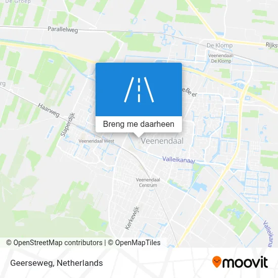 Geerseweg kaart