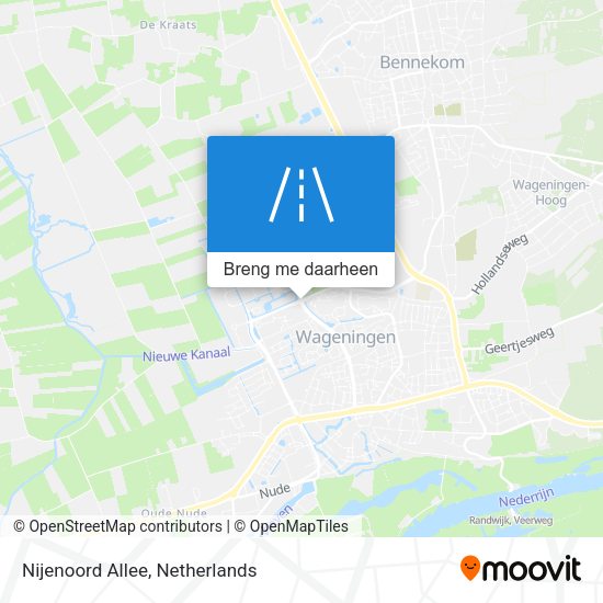 Nijenoord Allee kaart