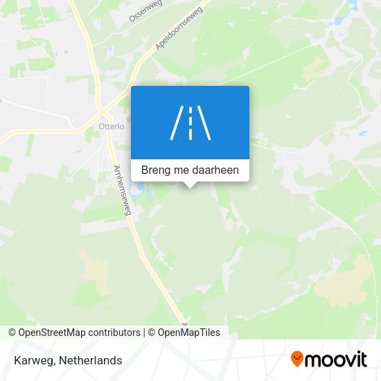 Karweg kaart