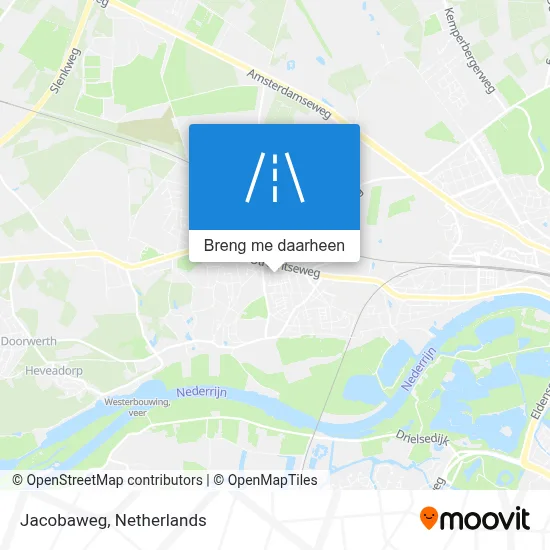 Jacobaweg kaart