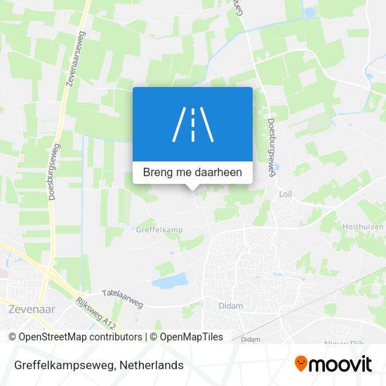 Greffelkampseweg kaart