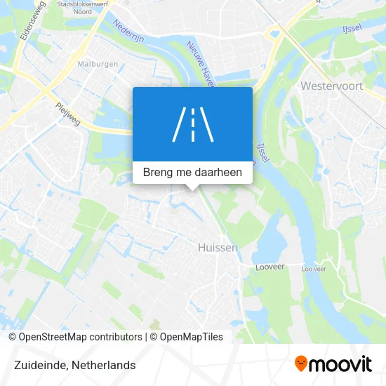 Zuideinde kaart