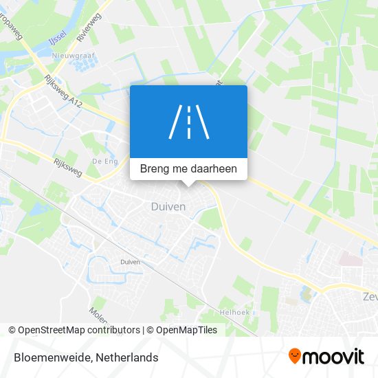 Bloemenweide kaart